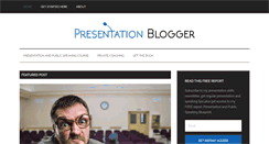 Desktop Screenshot of presentationblogger.com