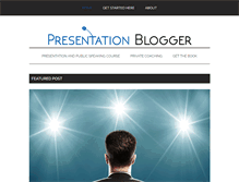 Tablet Screenshot of presentationblogger.com